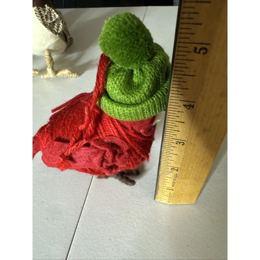 Target Bird Red Green Knit Beanie Hat Spritz Wondershop Ornament